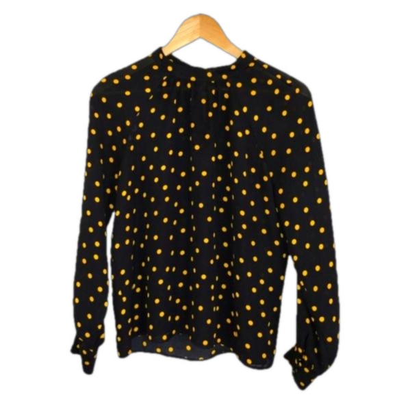 vertiche Tops - ❤️❤️Black AND MUSTARD BLOUSE SIZE SMALL